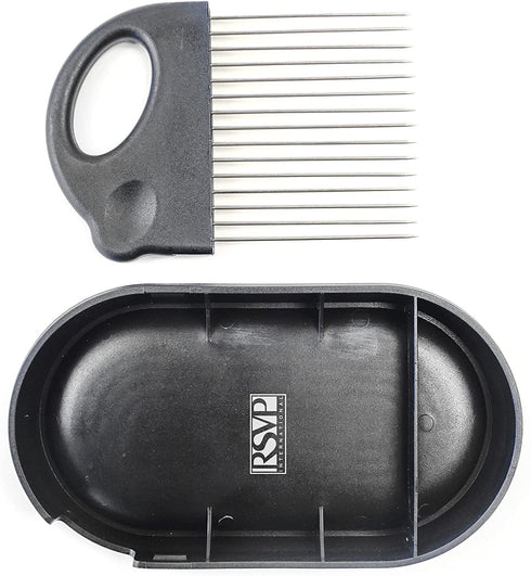 RSVP International Hasselback Potato Guide, One size, Black