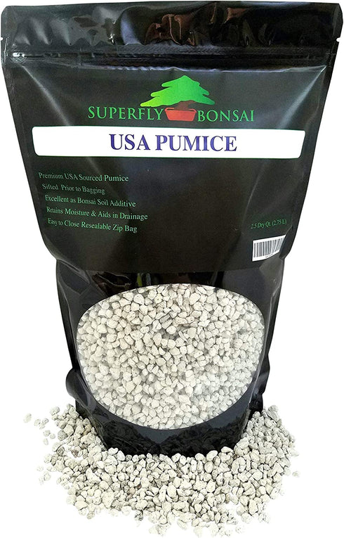 Bonsai, Cactus & Succulent Pumice - Professional Sifted and Ready to Use American ¦ (2.5 Dry Quart)