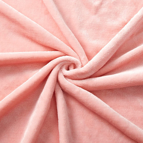 Homiest Fleece Throw Blanket with Fringe, Soft & Cozy Flannel Light Pink Throw Blanket, Lightweight Decorative Throw Blanket for Sofa Bed Chair All Season (Blush Pink, 50 x 60 Inch)