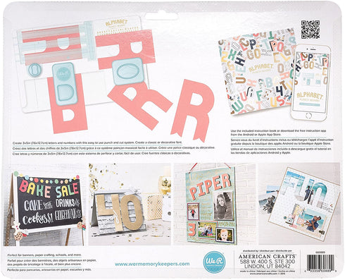 Alphabet Punch Board by We R Memory Keepers
