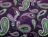 Superior Premium Cotton Flannel Pillowcases, All Season 100% Brushed Cotton Flannel Bedding, Pillowcase Set of 2 - Purple Paisley, Standard Pillowcases