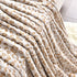 Pleasant Boulevard | Leopard Throw Blanket Fleece, Premium Lightweight Cozy Warm Plush Microfiber Bedspread for Couch Sofa and Bed (Brown, Throw (50 x 60 inches))