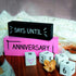 Wedding Countdown Block - Gifts for Engaged Couples - Bride to Be Gifts - Engaged Gifts for Her - Fiance Gifts for Her - Engagement Gifts - Days Until Wedding Countdown Calendar