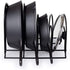 Heavy Duty Pan Organizer, 5 Tier Rack - Holds up to 50 LB - For Cast Iron Skillets, Griddles and Shallow Pots - Durable Steel Construction - Space Saving Kitchen Cabinet Storage - No Assembly Required