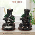 SOLEJAZZ Backflow Incense Burner Waterfall Incense Holder Mountain Tower Incense Holders, with 120 Backflow Incense Cones, 30 Incense Sticks, Home Decor Aromatcherapy Ornamen