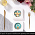 RomanticBaking 50 Pack Single Cookies Boxes 4 3/8" x 4 3/8" x 1 1/5" Bakery Boxes for Wedding Favors Party