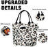 Aosbos Leopard Lunch Bags for Women, Leakproof Insulated Lunch Box Lunch Tote Bag Lunch Cooler Bags, Meal Prep Container Loncheras Para Mujer for Work Travel Picnic Gym, Leopard Print
