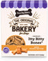 Three Dog Bakery Crunchy Itty Bitty Bones, Peanut Butter Flavor, Premium Treats for Dogs, 13 Ounce Box