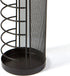 Mind Reader Mini Umbrella Stand Rack Holder for Home and Office, Black