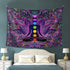 Seven Chakra Tapestry - Bohemian Mandala Spiritual Tapestries Yoga Meditation Wall Hanging Boho Studio Room Art Home Decoration Gift Bedroom Decor Living Room Divider Door Curtain Balcony Sheer 78.7" × 59.1"