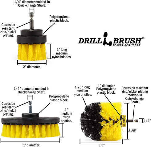 Bathroom Cleaner - Cleaning Supplies - Spin Brush - Tile - Grout Cleaner - Bathtub - Bath Mat - Shower Cleaner - Drill Brush - Carpet Cleaner - Sink - Shower Mat - Bathroom Rugs - Scrub Brush