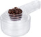 Plastic Clear Measuring Cups Set: U-Taste 5 Pieces Transparent Visual Tritan Nesting Food Measure Cups with Large Engraved Measurements and Snap-Nest Buttons for Dry Liquid Ingredients Baking Cooking