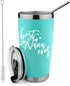 Best Nana Ever- Birthday Christmas Mother's Day Gift for Nana -20 Ounce Insulated Stainless Steel Travel Tumbler With Leak Proof Lid And Metal Straw