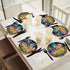 80 Pieces 90s Party Tableware Set 1990s Birthday Hip Hop Party Table Decorations Supplies Back to the 90s Paper Plates Napkins Forks for 20 Guests