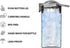 Zak Designs 18/8 Stainless Steel Kids Water Bottle with Flip-up Straw Locking Spout Cover, Durable Cup for Sports or Travel (15.5oz, Paw Patrol Marshall) (PWPT-S731)