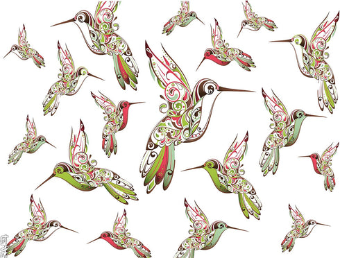 Tervis HUMMINGBIRDS Insulated Tumbler 24oz Clear Inner