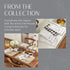 Elrene Home Fashions Farmhouse Living Sentiments Napkins, Set of 4, 20" x 20", Black/White 4