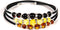 AMBERAGE Natural Baltic Amber Bracelet for Women /Teens - Hand Made from Polished/Certified Baltic Amber Beads