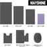 MAYSHINE Soft Plush Microfiber Bathroom Rug, Absorbent Machine Washable Chenille Bath Mat | Non-Slip Quick Dry Shag Carpet, Great for Bath, Shower, Bedroom, or Door Mat (Lavender, 17x24)