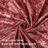 PHF Velvet Euro Sham, 26" x 26", 2 Pack Color Gradient Luxury Home Decorative Euro Throw Pillow Covers, Super Soft Cozy European Pillow Covers, No Filling, Light Burgundy