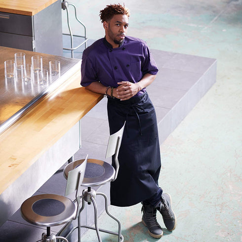 Uncommon Threads Unisex Long Bistro Apron, 2 Pockets, Long Ties