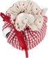 CEMGYIUK Tea Cosy,Creative Kitchen Tea Pot Dust Cover,Teapot Cozy Breakfast Warmer,Tea Pot Cover Insulation and Keep Warm,Tea Kettle Quilt for Home Kitchen Table Hotel Tea Party Restaurant (Red)