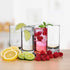 JoyJolt Stella Crystal Highball Glasses Barware Collins Tumbler for Water, Juice, Beer, and Cocktail (Set of 4)-14.2-Ounces