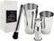 TheBarsentials Boston Shaker Set for Cocktails with 28oz and 18oz Weighted Tins, Professional Muddler and Jigger - Stainless Steel Bar Tools (4pc set)