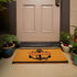 Nautical Anchor Welcome Mat for Front Door, Natural Coir Doormat (30 x 17 in)