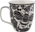 Karma Gifts Black and White BOHO Mug, 16 oz, BEE