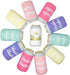 BRIDE'S BABES Bachelorette Party Can Sleeves - 11 Pack Insulated Neoprene Drink Holders for Regular Cans Bottles | Decorations, Supplies & Favors (Retro Rainbow)