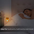 SleepLite LED Amber Night Light, 2 Pack, Candle Glow, Hi/Low Dimmable, Dusk-to-Dawn, Melatonin, Natural Sleep Aid, Ideal for Bedroom, Nursery, Bathroom, 46453, Oil-Rubbed Bronze | Candle Glow