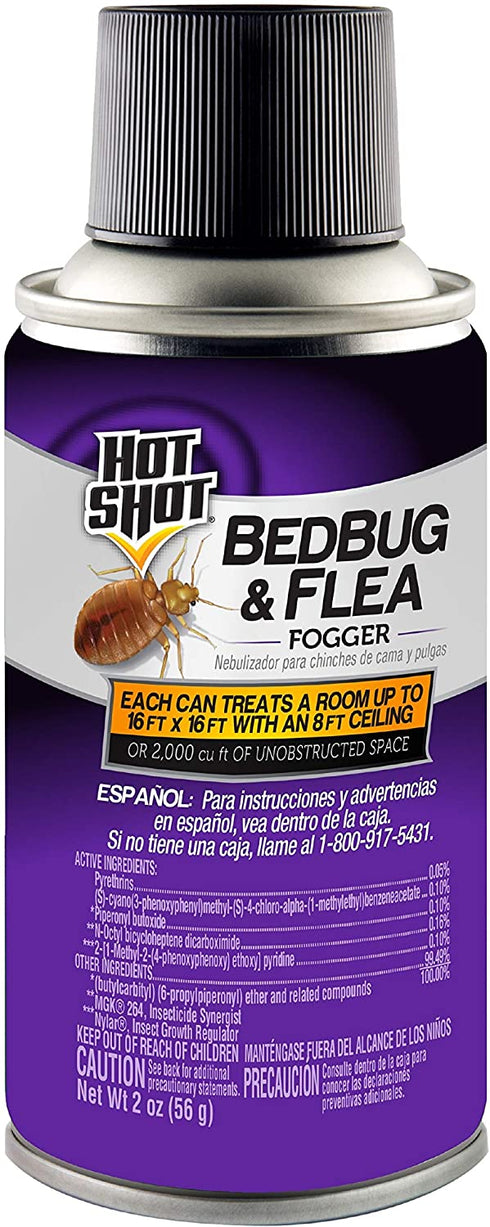 Hot Shot 95911 AC1688 Bedbug & Flea Fogger, Pack of 3, Purple