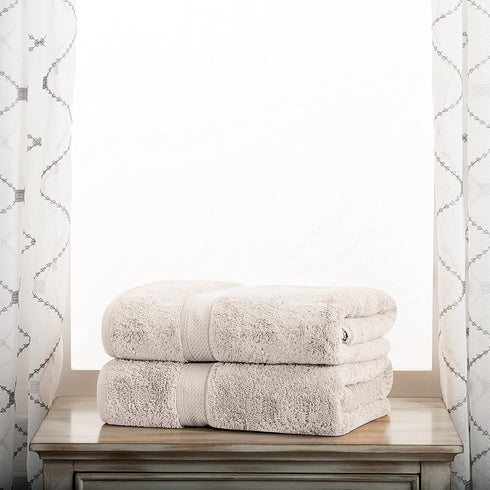 SUPERIOR Egyptian Cotton Bath Sheet Towels, Luxury, Large, Soft, Extra Absorbent, Quick Dry Towel Set for Body, Shower, Bathroom, Home Essentials, Decor, Pool, Spa, 2 Pieces, Stone