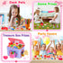 28 Pcs Kids Valentines Gifts Valentines Cards for Kids Classroom Exchange Valentine Party Favors for Kids Cute 3D Animal Eraser Filled Hearts Valentine Day Gifts for Kids with Kids Valentine Cards