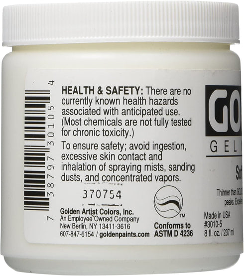 Golden Artist Colors - Soft Gel Gloss - 8 oz Jar