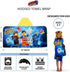 Franco Kids Bath Hooded Towel Wrap, 24 in x 50 in, Lego Movie 2