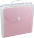 Storage Studios Expandable Paper Organizer 12 Pockets, 1.375 x 13.125 x 13.25 Inches, Clear (CH93389)