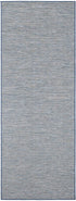 Ottomanson Sundance Collection Indoor/Outdoor Reversible Runner Rug, 2'7" x 7', Blue