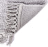 French Connection Nellore Bath Mat | Woven and Beaded Bathroom Rug | 100% Cotton | Premium Bathroom D©cor | Machine Washable | Measures 20"x34" | Light Grey