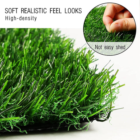 XLX TURF Grass Table Runner 12 x 72 Inch, Green Artificial Tabletop Decor for Wedding, Birthday Party, Banquet, Baby Shower