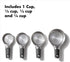 OXO Good Grips 4 Piece Stainless Steel Measuring Cups with Magnetic Snaps