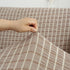 Stretch Sofa Cover with Skirt Country Style Slipcovers 1 Piece Couch Covers for Living Room