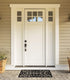 DII Rubber Doormats Collection All Weather, 18x30, Welcome Scroll