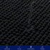 subrtex Bathroom Rugs Chenille Bath Rug Soft Short Plush Bath Mat Soft Shower Mat Water Absorbent Shower Mat Quick Dry Machine Washable(Black,16" x 24")