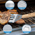 BBQ Grill Set Gift for Dad Engraved King of The Grill Summer Barbecue Christmas Housewarming Gift Set of 3