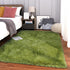 Keeko Premium Fluffy Grass Green Area Rug Cute Shag Carpet, Extra Soft and Shaggy Carpets, High Pile, Indoor Fuzzy Rugs for Bedroom Girls Kids Living Room Home, 4x5.3 Feet