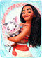 Disney's Moana, "Voyagers" Micro Raschel Throw Blanket, 46" x 60", Multi Color