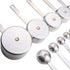 Babish 10-Piece Stainless Steel Measuring Cups & Spoon Set