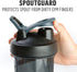 BlenderBottle Shaker Bottle Pro Series Perfect for Protein Shakes and Pre Workout, 28-Ounce, Ultramarine